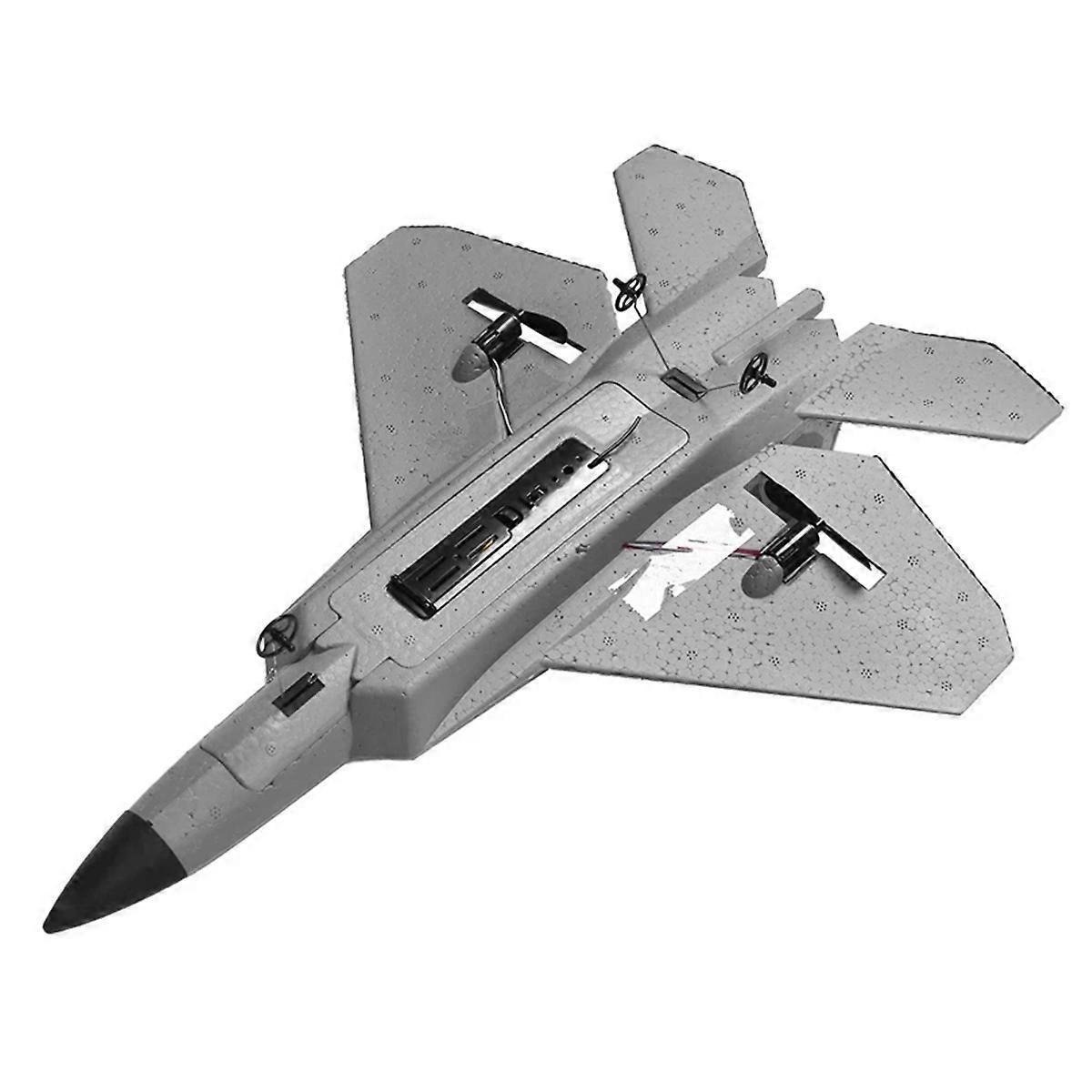 2.4Ghz Telecomando Caccia Modello F22 con Accelerometro, Grigio