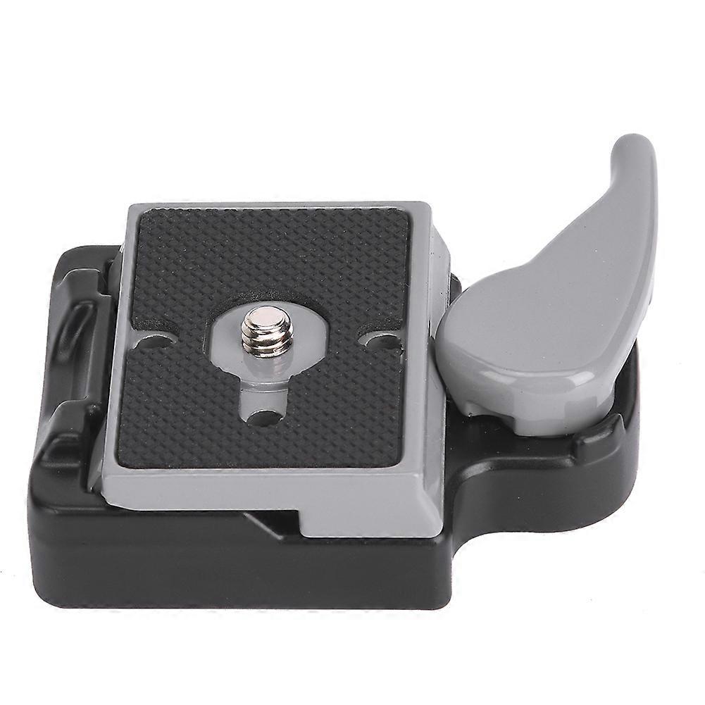 Compact Quick Release Tripod Plate: Durable, 3/8" Nut, Easy Camera Mount Removal
