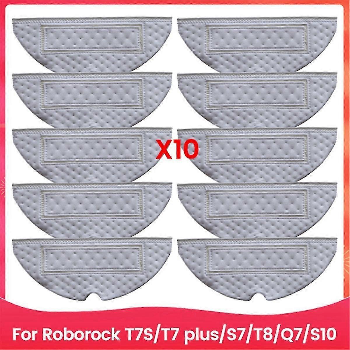 T7s T7 Plus S7 T8 S10ロボット掃除機アクセサリー交換部品用10PCSモップクロスキットP2025041100939