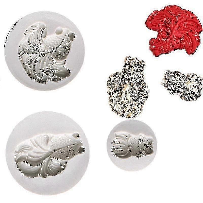 Cake Pans Molds The New Cute Goldfish Shape Mold 1pc