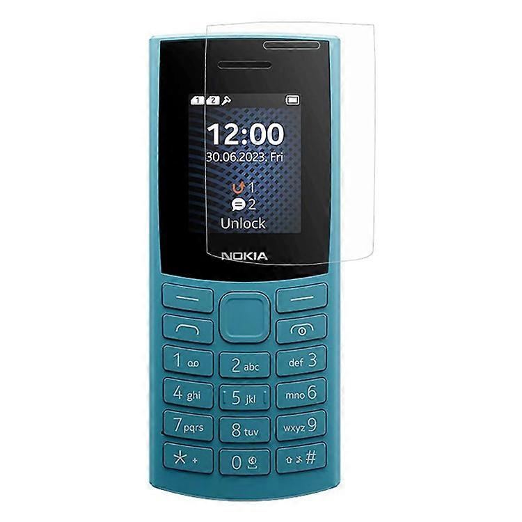 Yhteensopiva Nokia 105 4G (2023) puhelimen näytönsuojan kanssa Pehmeä PET naarmuuntumaton HD kirkas näyttökalvo