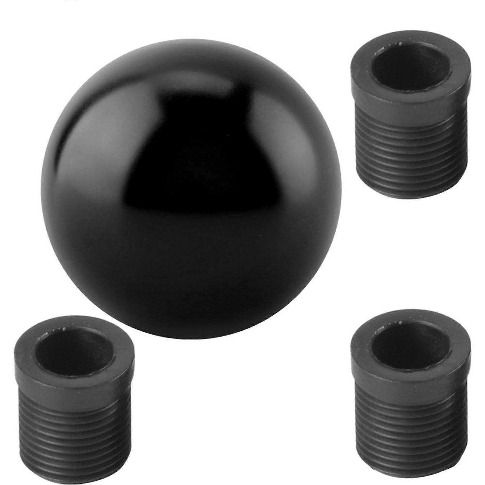 Universal Car Manual Gear Shift Knob Round Shape (Black)