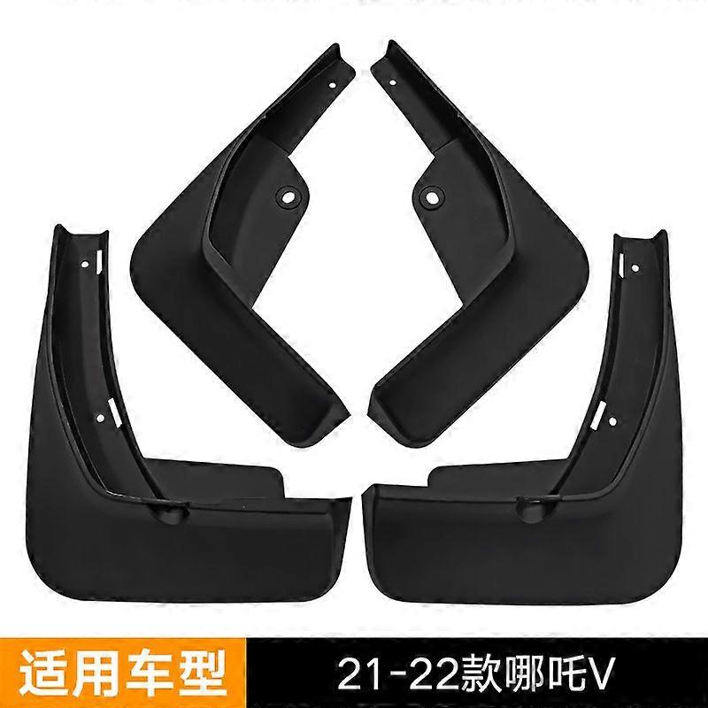 con Applicable To Nezha Neta V 2021 2022 Car Tire Fender Soft Rubber Splasher W