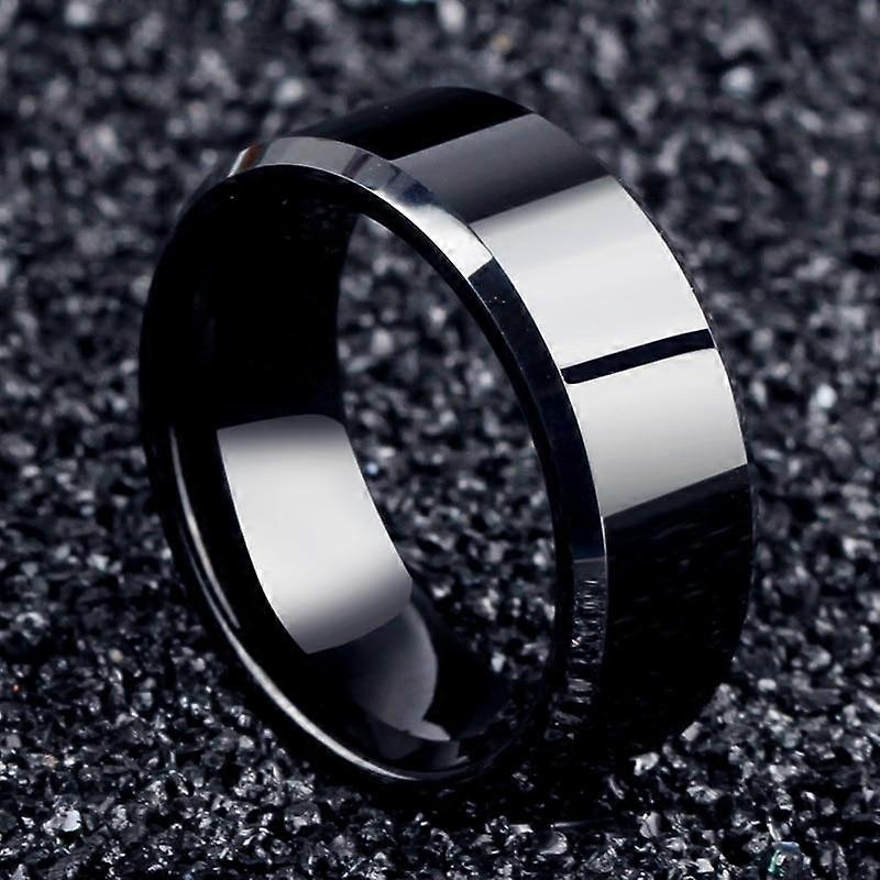 2017 Mode Charm Smykker Ring Mænd Rustfrit Stål Sorte Ringe Til Kvinder