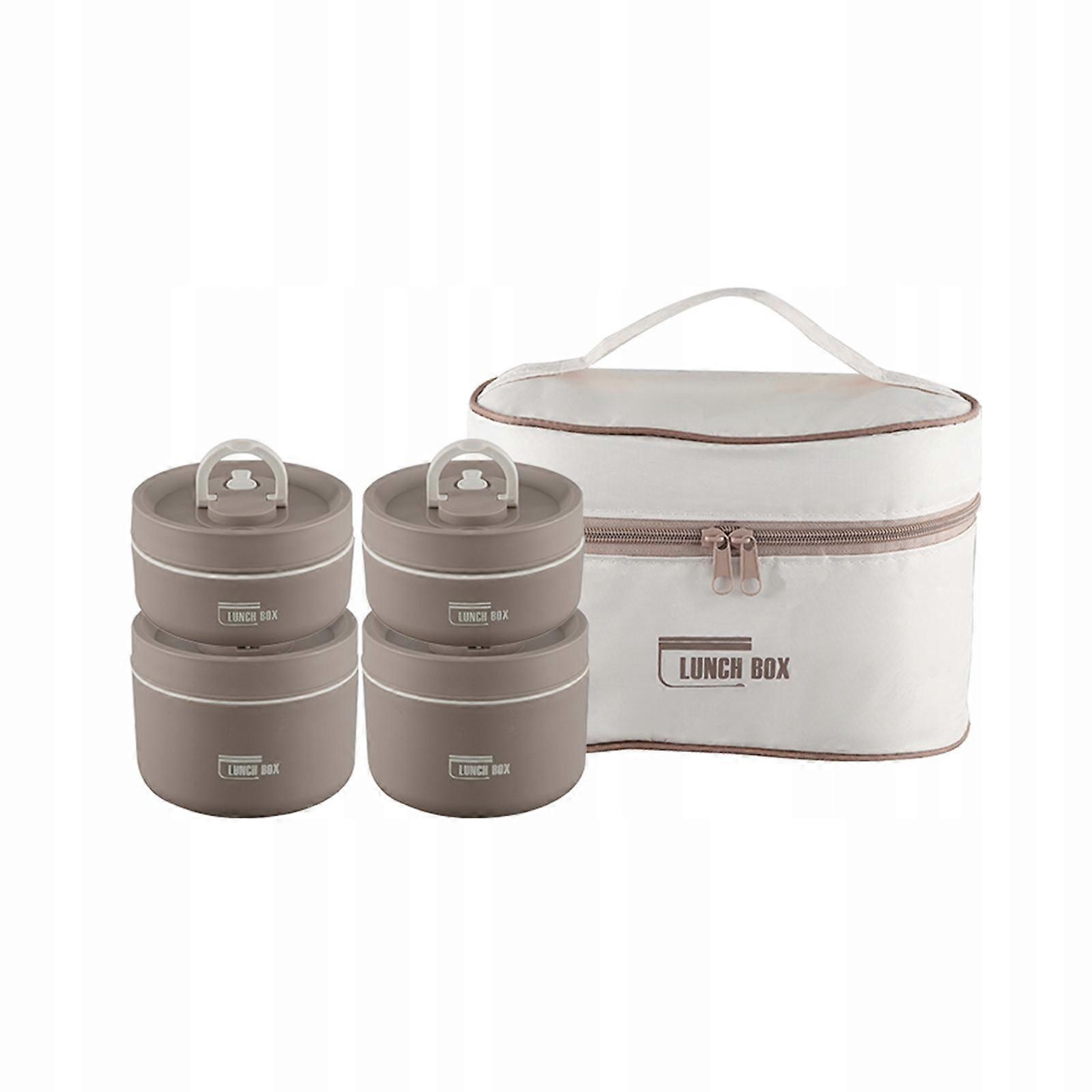 4 Stück Isolierte Lunchbox Set Lunchbehälter