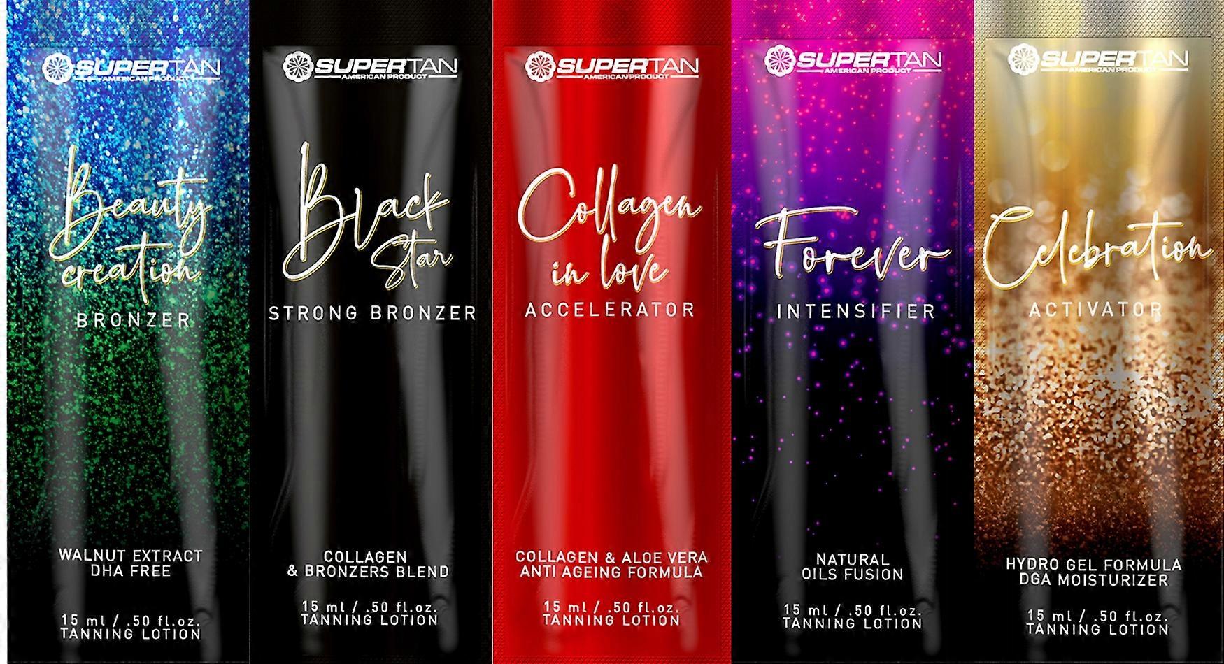 Supertan garvning påsar set x100st