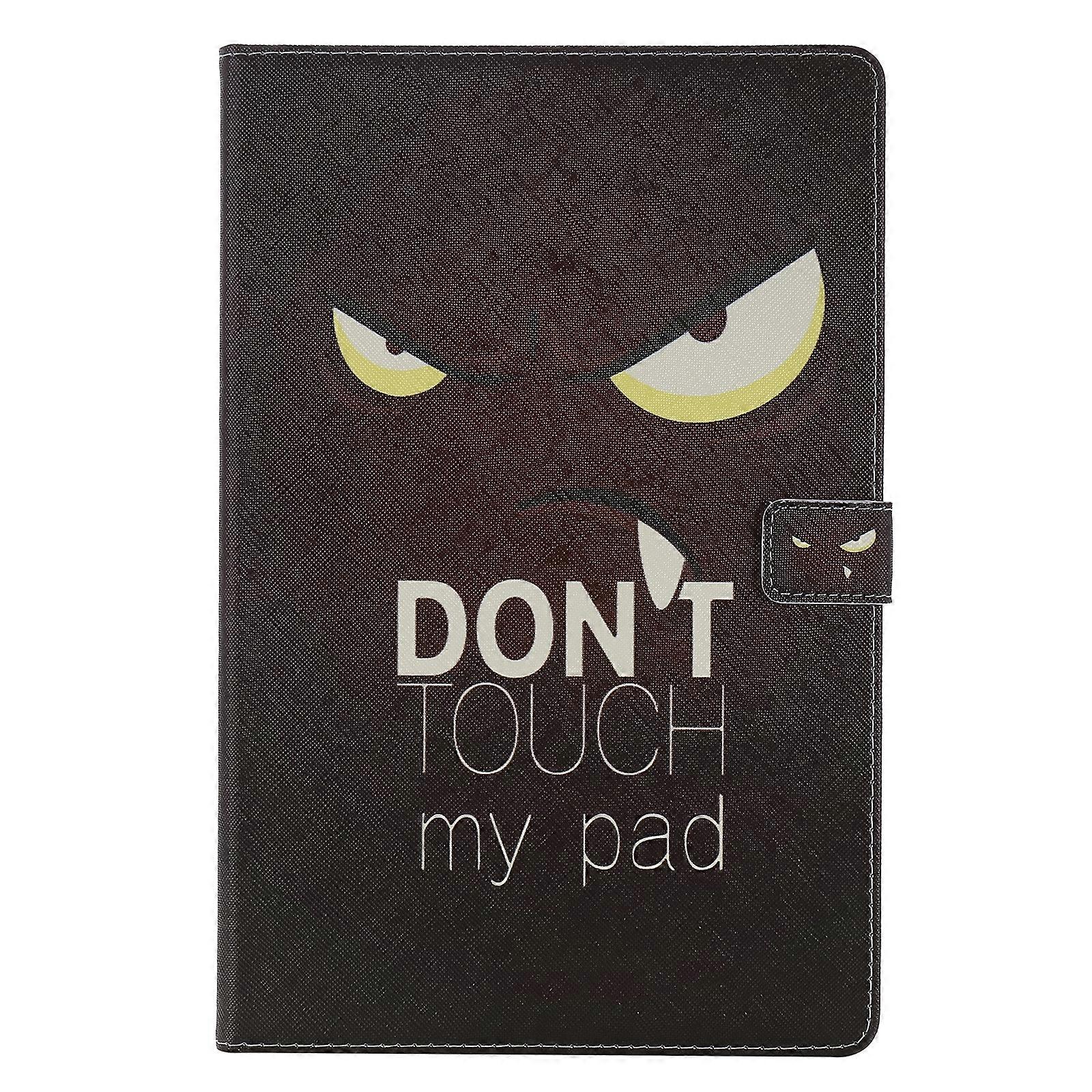 For Samsung Galaxy Tab S6 T860 Painted Pattern Horizontal Flip Leather Case with Holder & Card Slots & Wallet & Sleep / Wake-up Function (Eye)