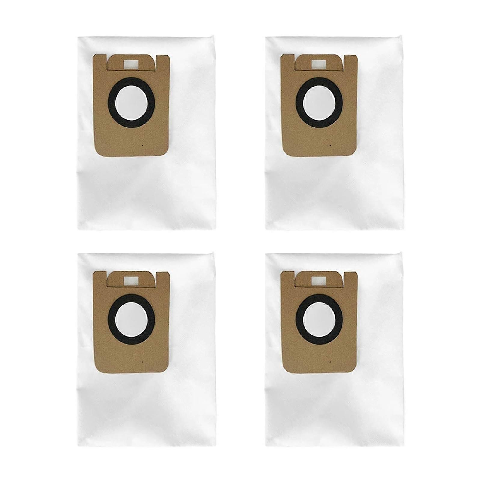 4 Pack Dust Bag Collector Sets, Compatible for Dreame D10 Plus, D9 Plus. Sweeping Robot Vacuum Cleaner Replacement Vacuum Bags Accessories Parts