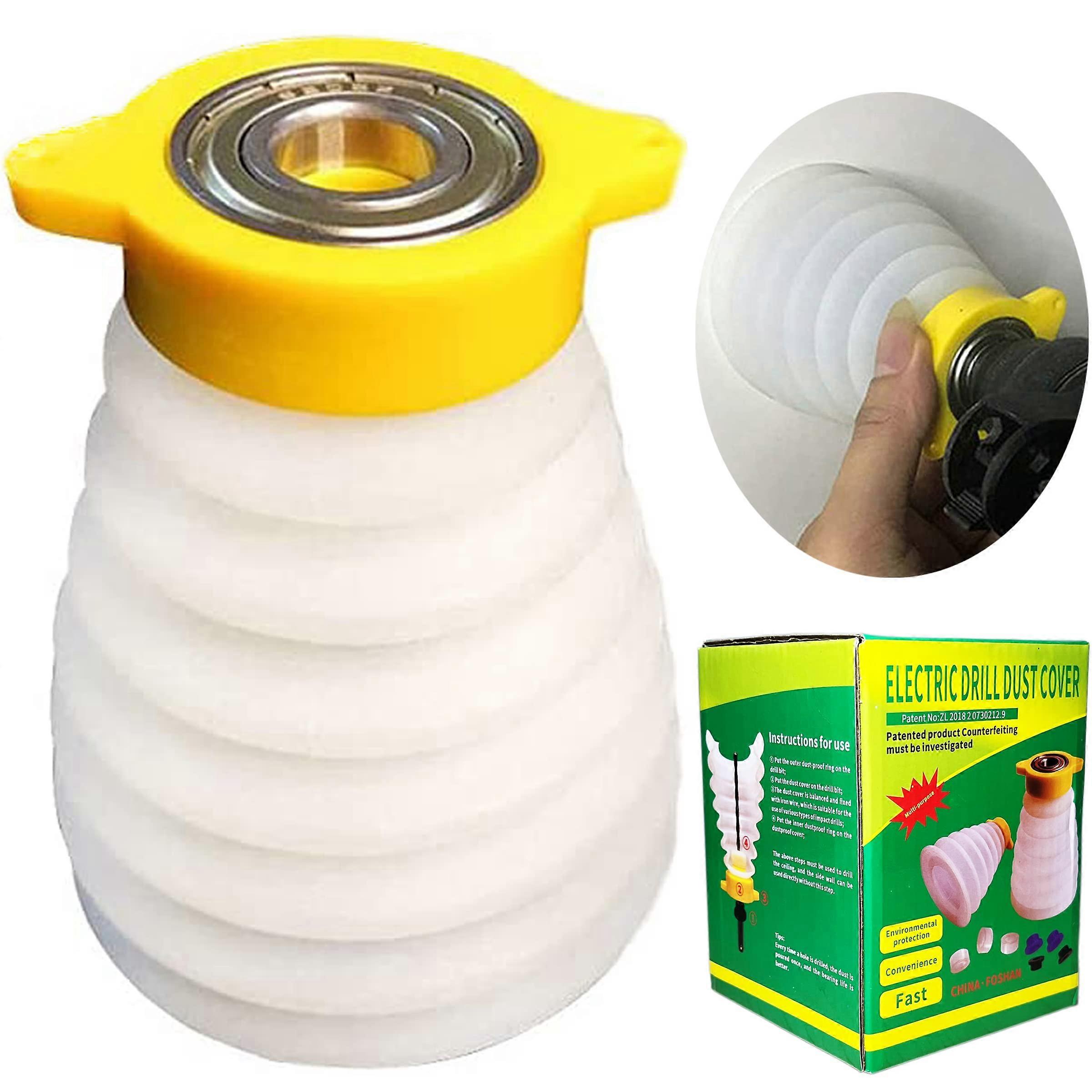 Drill Dust Cover Collector For Cordless Drill, Scalable Dust Catcher Bowl Under 5.9 Inches, Dustproof Accessory