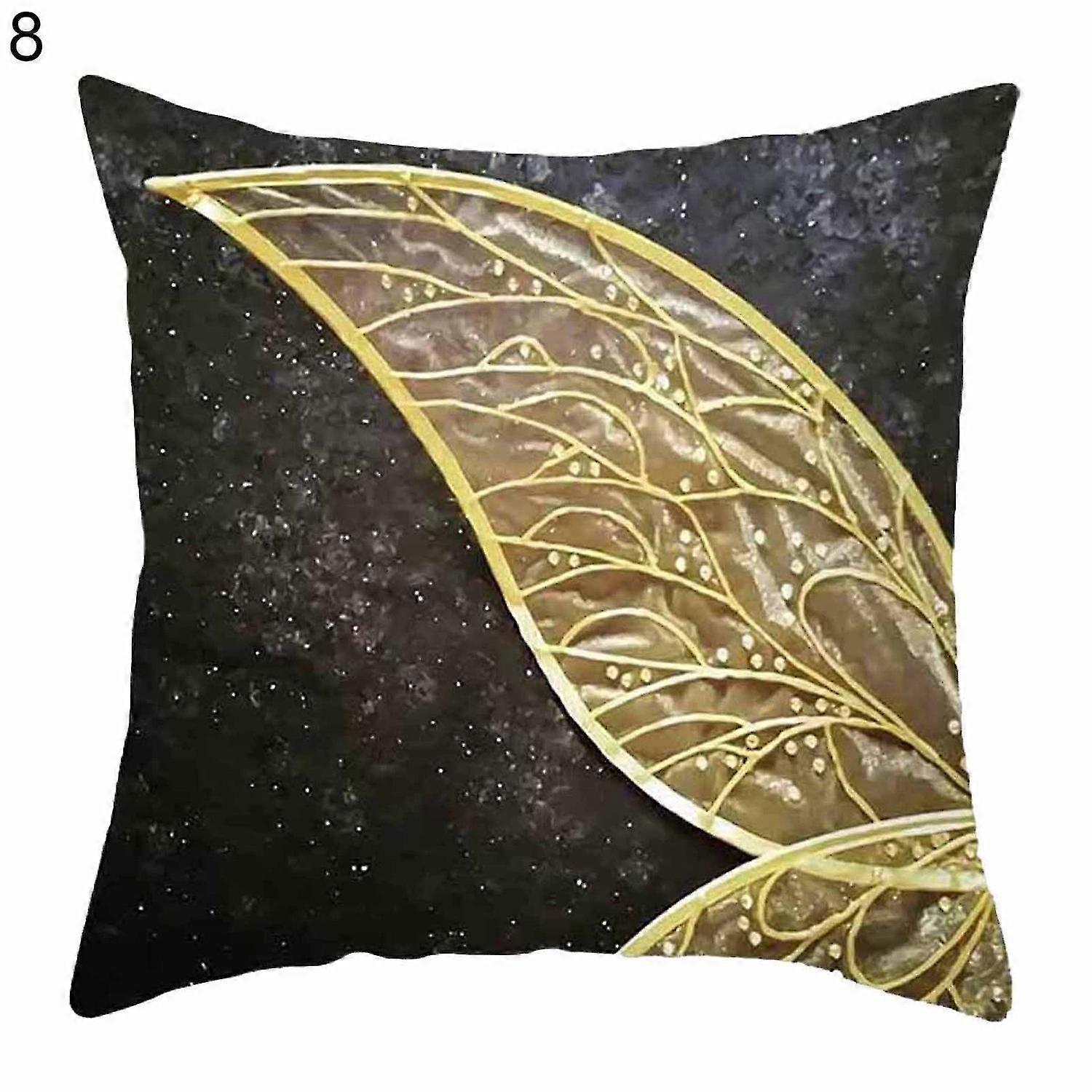 Pillow Slipcover Soft Texture Anti-scratch Polyester Geometric Printed Cushion Throw Cover Furniture Edition