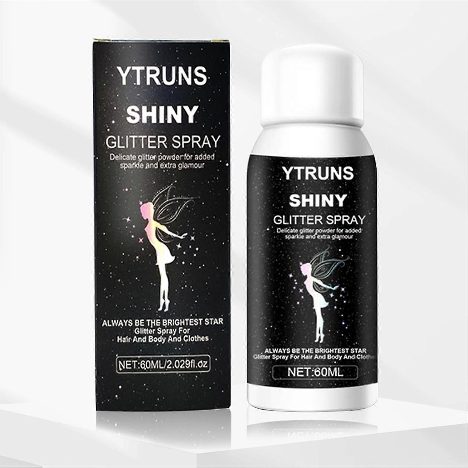 spray scintillant pour les cheveux et le corps, laque pour cheveux pour vêtements, spray scintillant pour le corps longue durée spray pailleté argenté pour cheveux adapté à la scène, festival rave, ma
