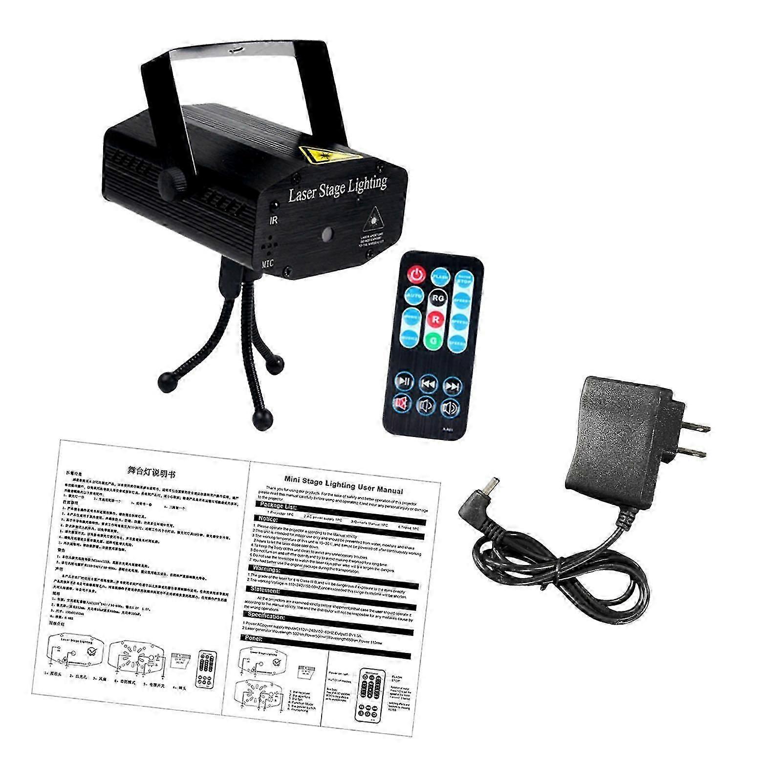 Effect Stage Light with Remote Portable Party Light for Parties Hotels Dance