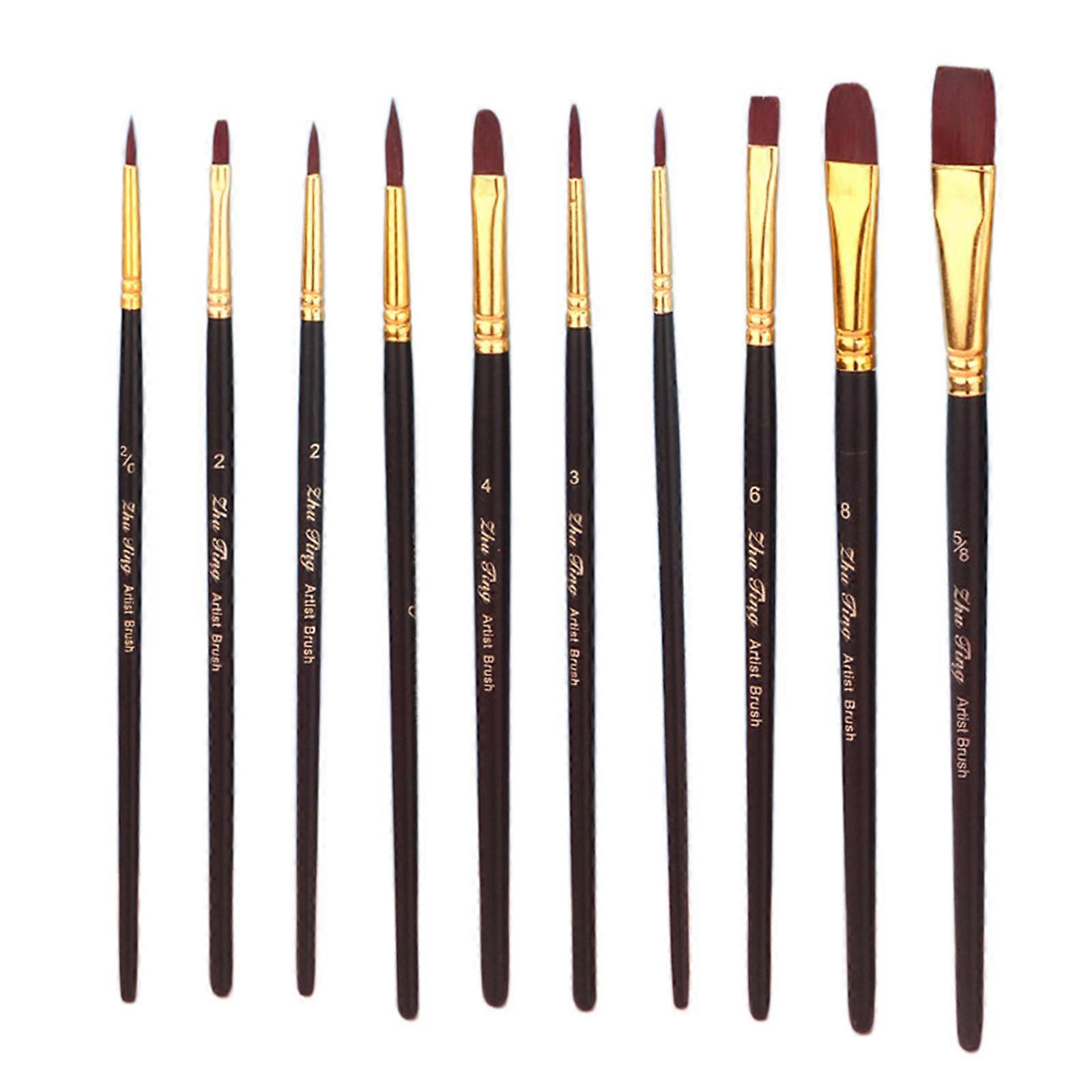 Paint Brushes Set Round Paint Brush Round Pointed for Gouache Children