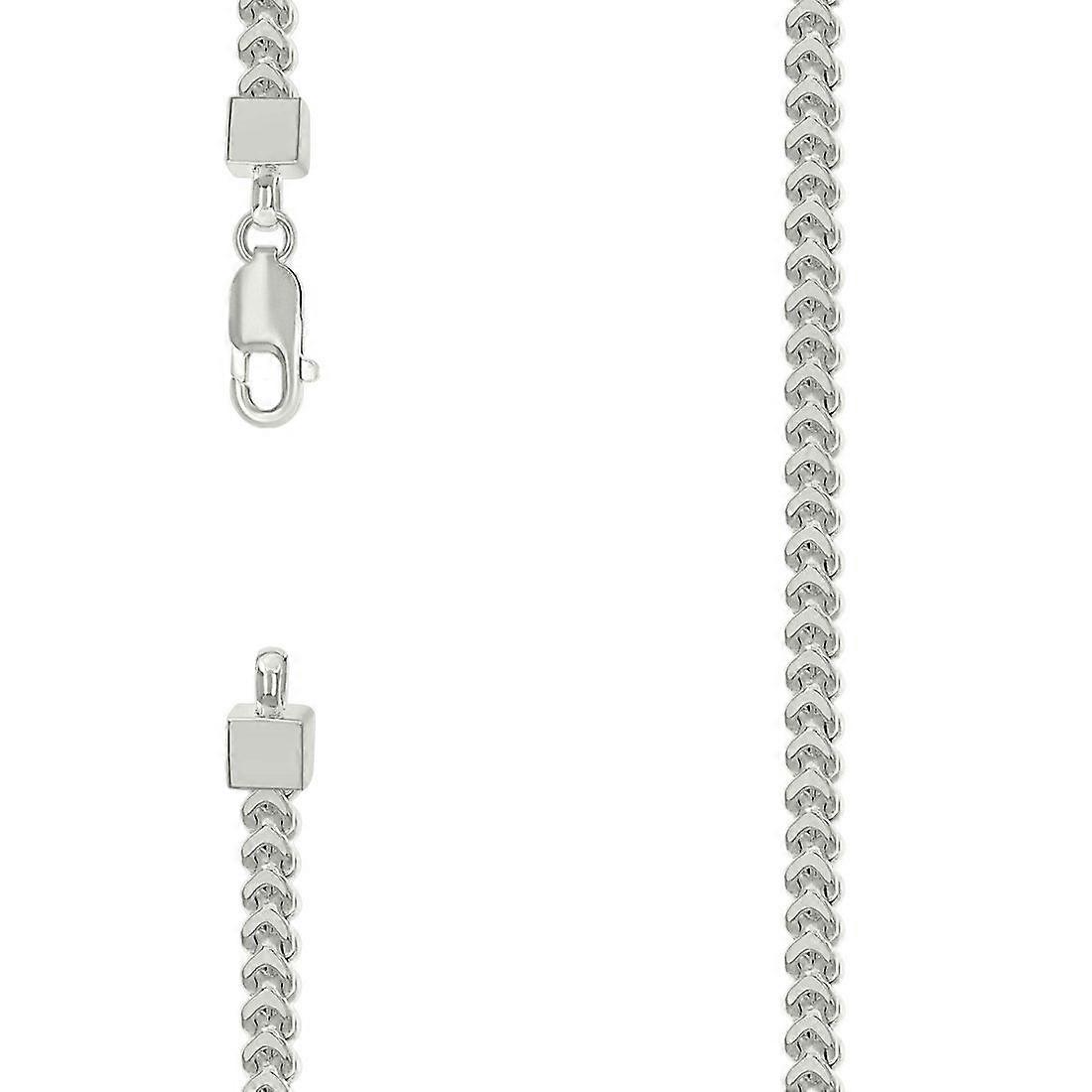 925スターリングシルバー中空フランコチェーン-シルバー3.5mmアンクレット9インチ-女性と男性用アンクレット