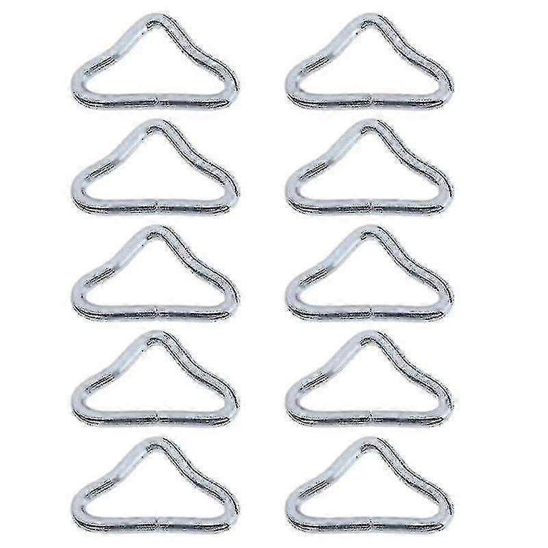 10pcs/pack Trampoline Mat Triangle Rings Buckle Universal Fit Ring V-rings