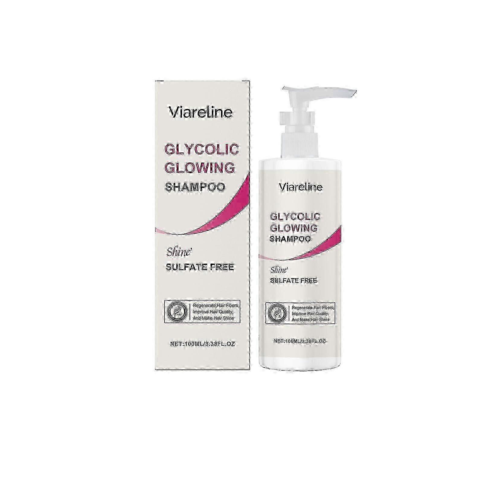 Viareline glossy nourishing shampoo moisturizing and gentle cleansing anti-dry frizzy and smooth shampoo