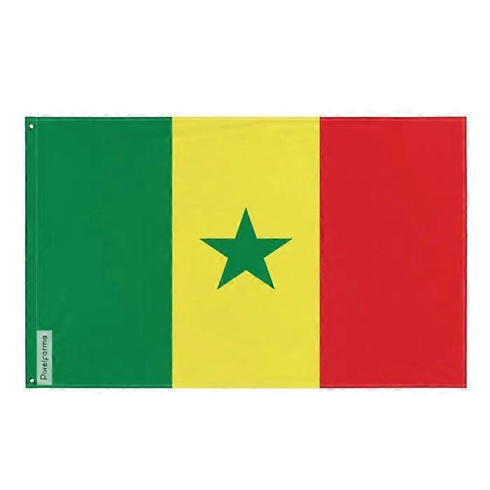 Flag of Senegal – 96 x 144 cm – Polyester – Iron eyelets – Durable