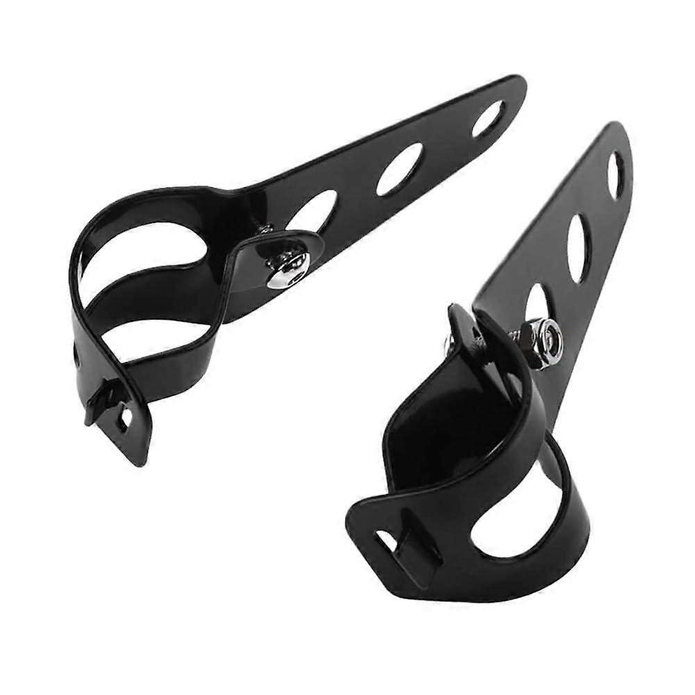 Motorcycle Light Clamp Universal Headlight Mount Bracket Adjustable Fork Ear Holder for 27-36mm 38-48mm Forks