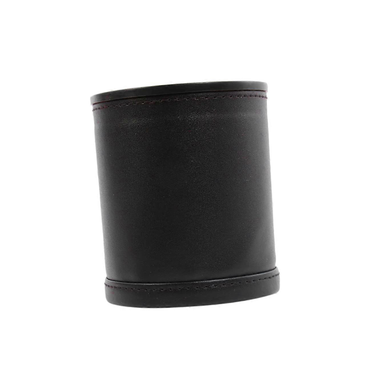 Red Shaker Leatherette Sieve for Hotels, Professional Black Cups, Outdoor Use, 1 Unit, Durable Material