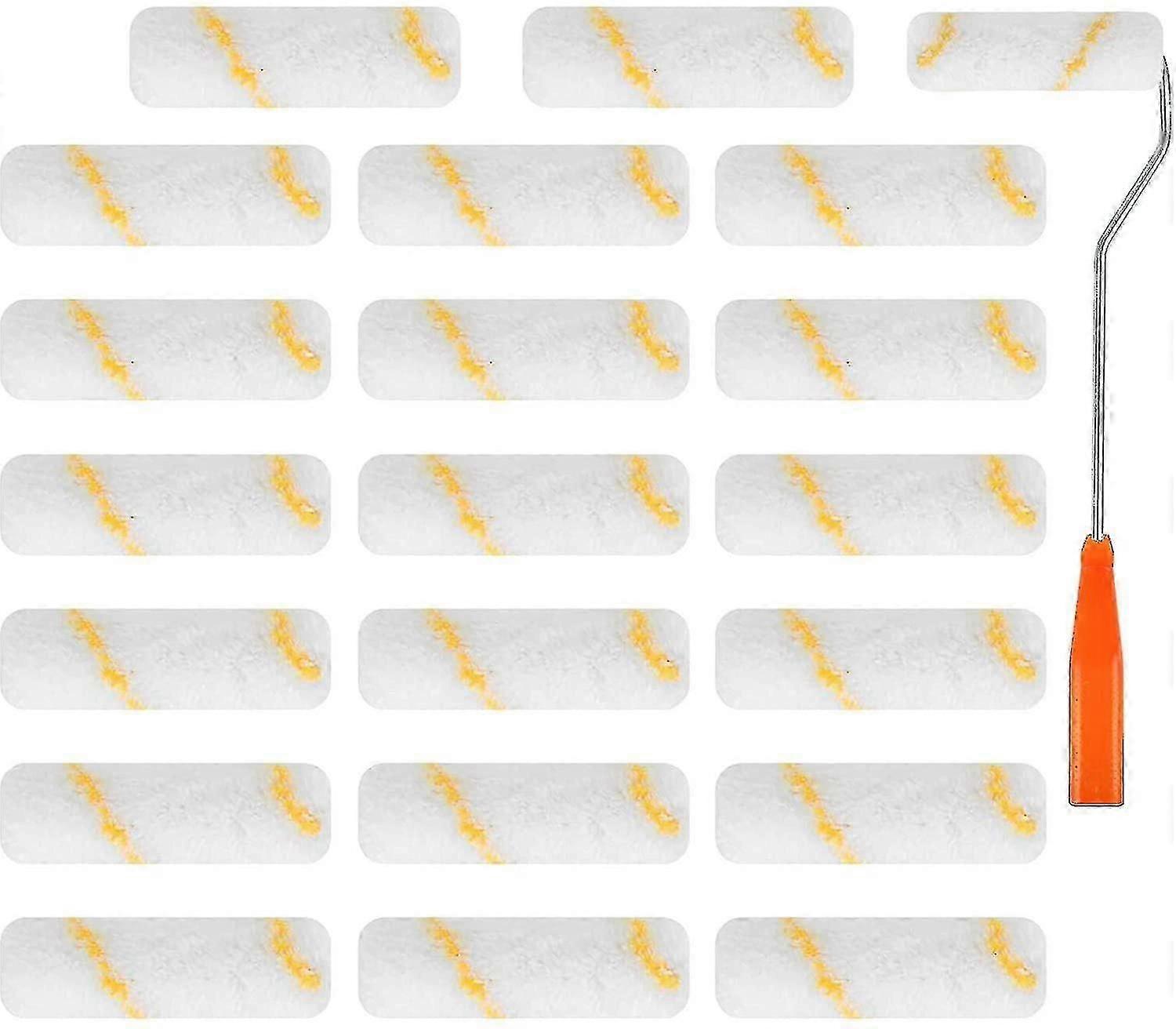 Paint Rollers, 20pcs Paint Roller Brush, Wall Roller, Mini Paint Roller, Small