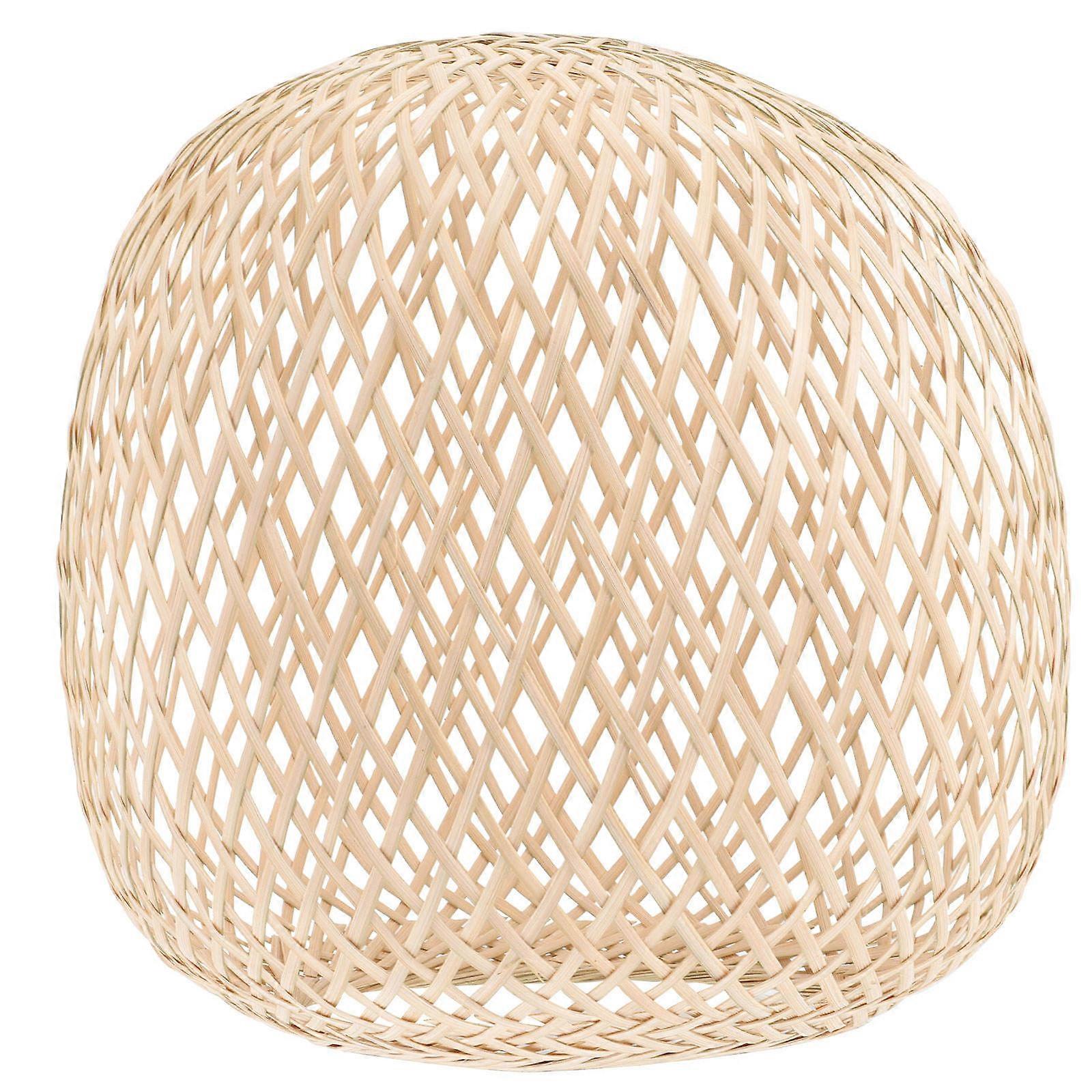 Compact Woven Lamp Shade for Versatile Lighting Needs, Simple Assembly Required