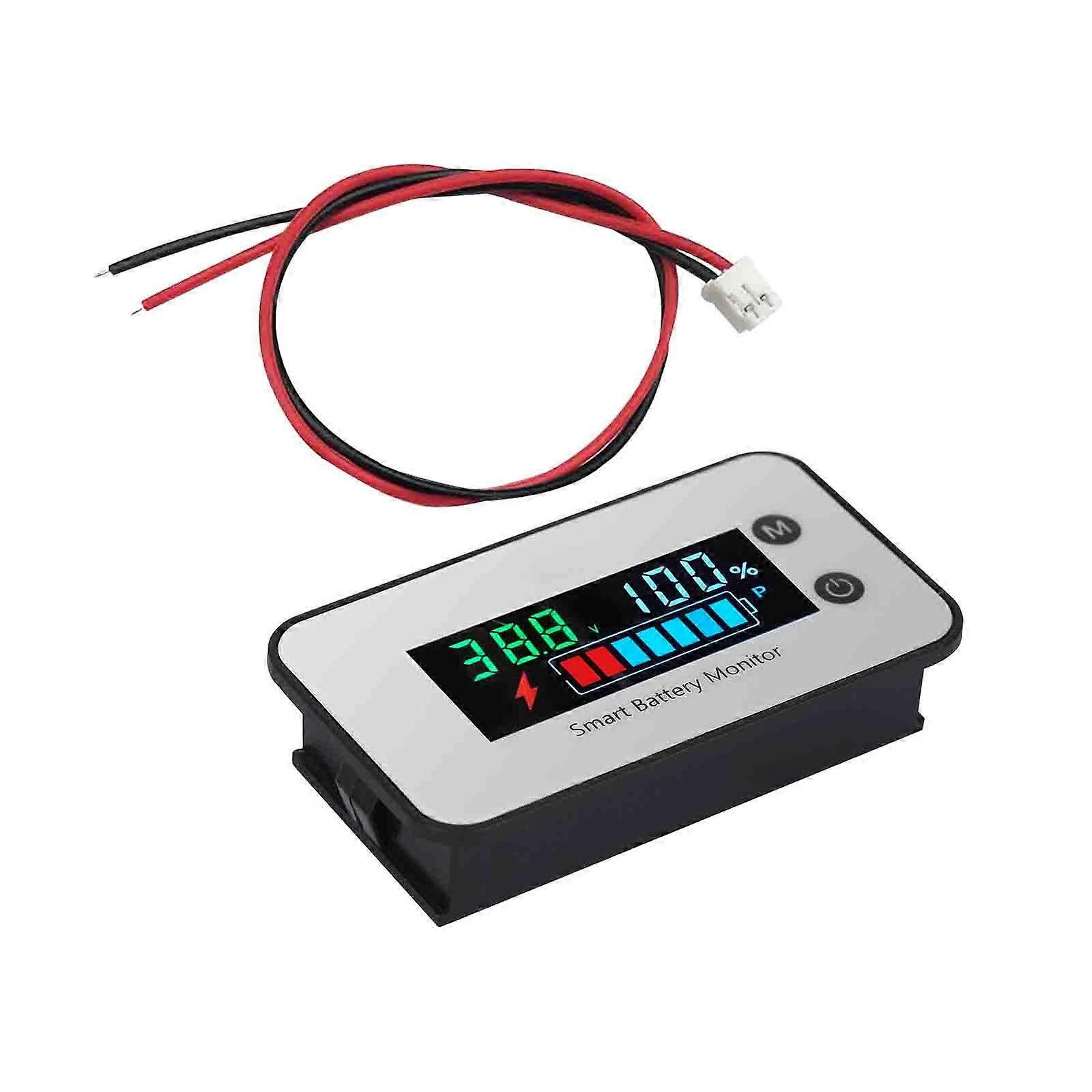 7-100V Voltmeter Monitor Gauge Meter Detector Backlight Power Percentage Battery