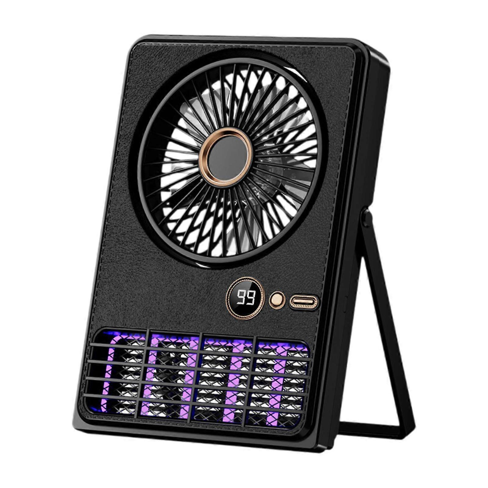 Bug Zapper Desktop Fan 5 Speed Multifunction for Camping