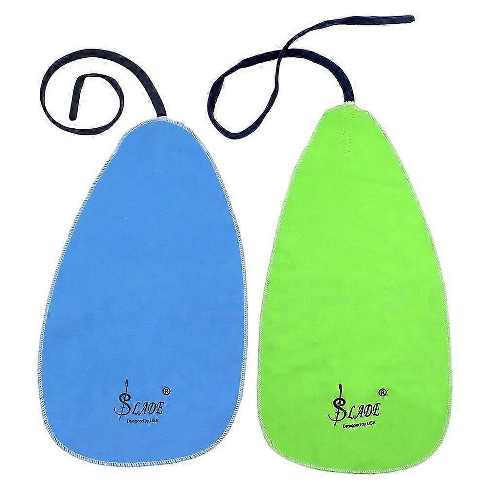 Lot de 2 chiffons de nettoyage pour instruments de musique, clarinette, piccolo, saxophone