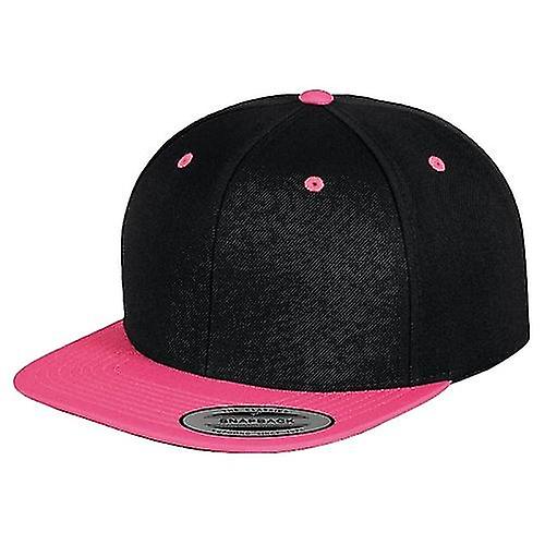 Yupoong Mens The Classic Premium Snapback 2-Tone Cap