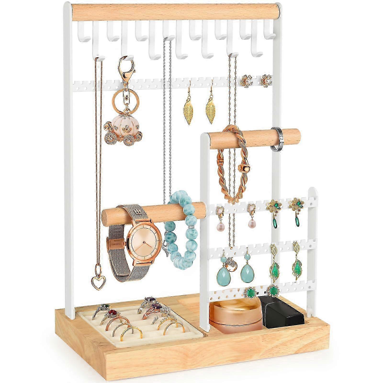 4-lagige Schmuck-Display- und Aufbewahrungsbox