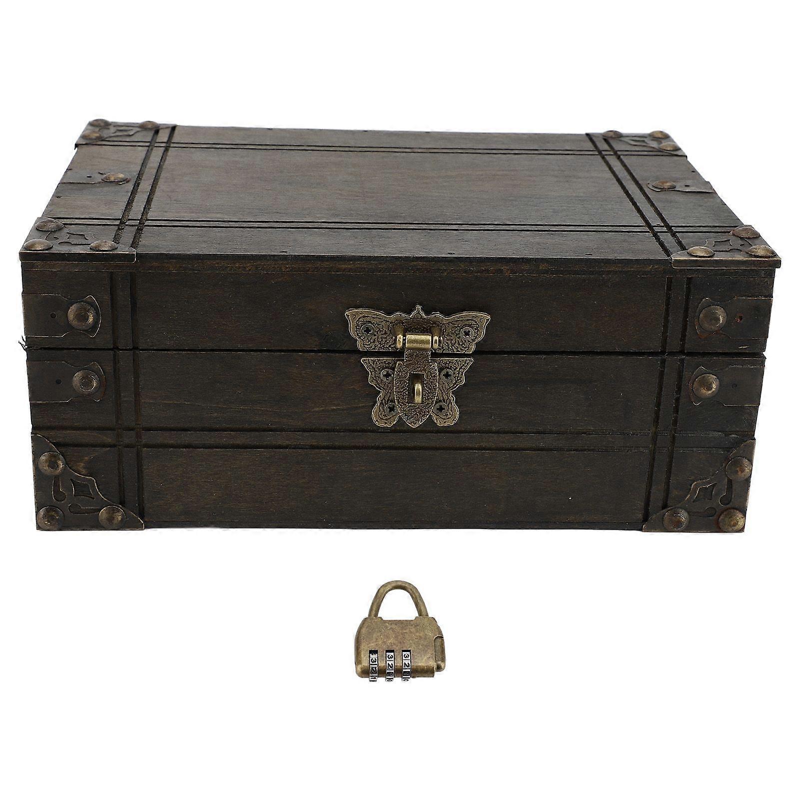 2025 Latest Model  Wooden Storage Box Vintage Exquisite Workmanship