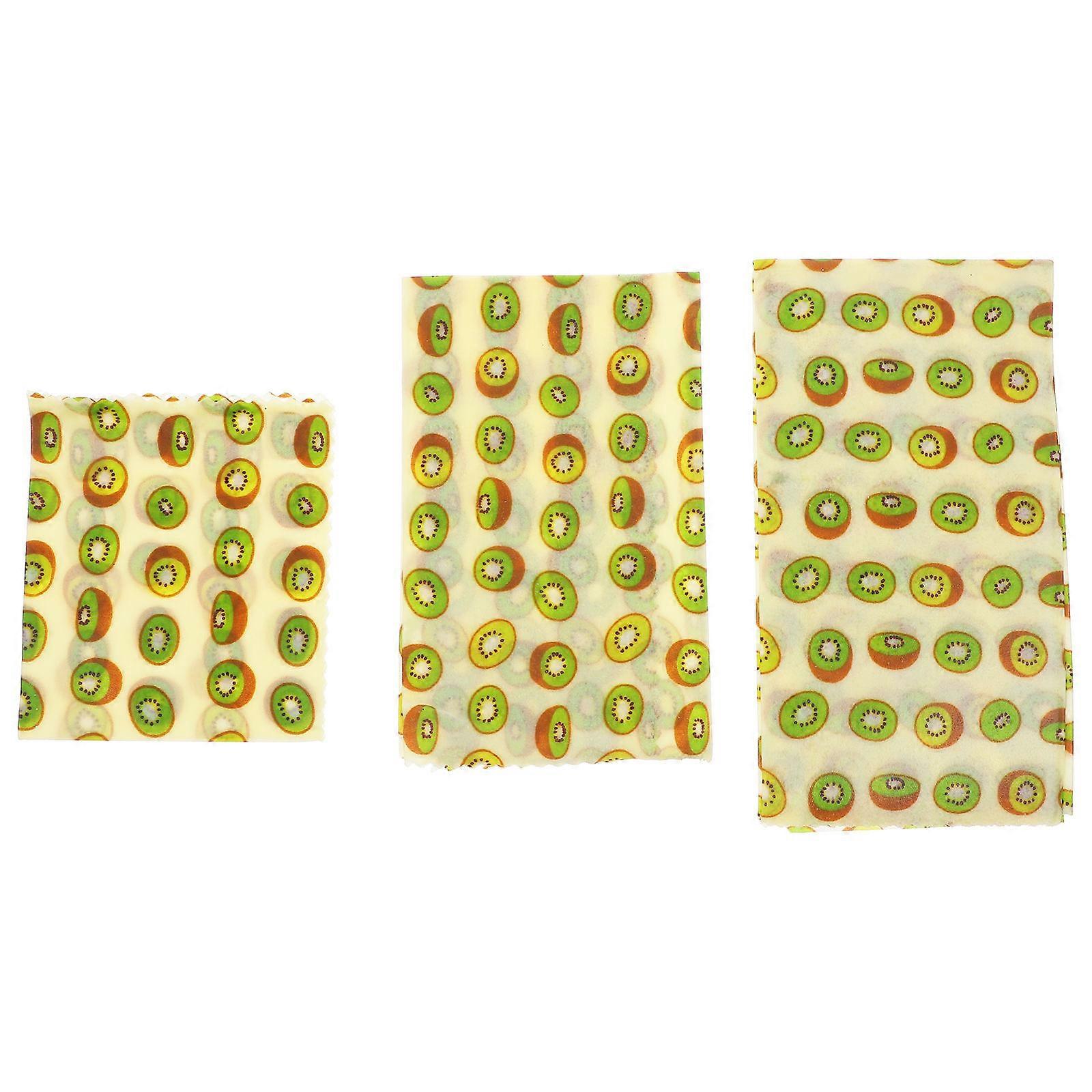 Food Preservation Beeswax Wraps for Sandwiches, Fruits and Containers, Sturdy Material