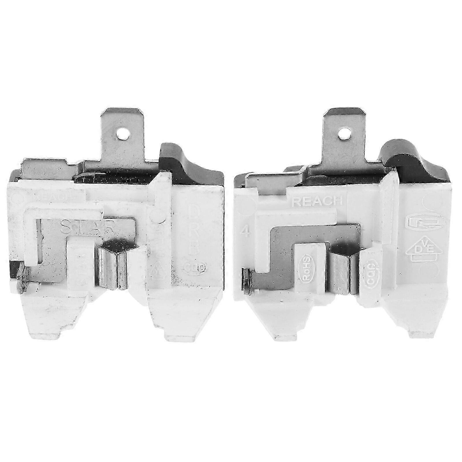2pcs Refrigerator Compressor Overload Protector Refrigerator Starter Overheating Protectors Edition 0617