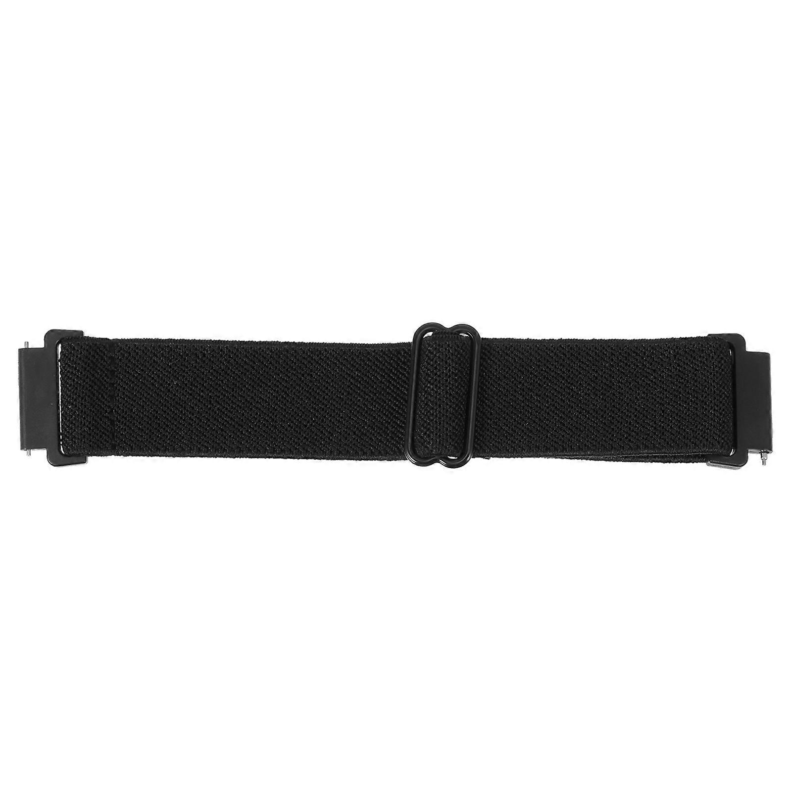 Black Nylon Watch Band with Stylish Design and Comfortable Fit for Most Wrist Sizes 1pc