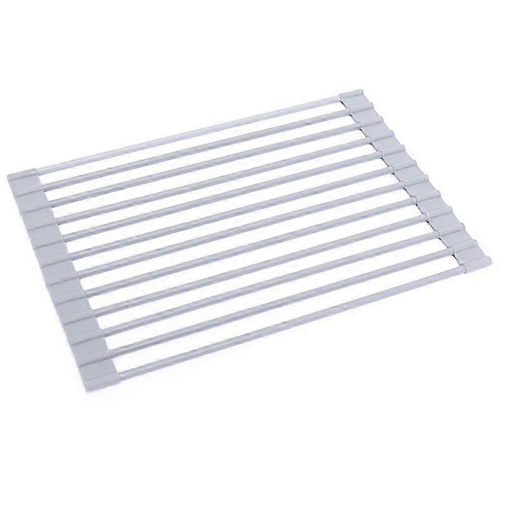 Roll Up Dish Drying Rack, Over The Sink Multipurpose Roll-Up Dish Rack, Portable Foldable Drainer