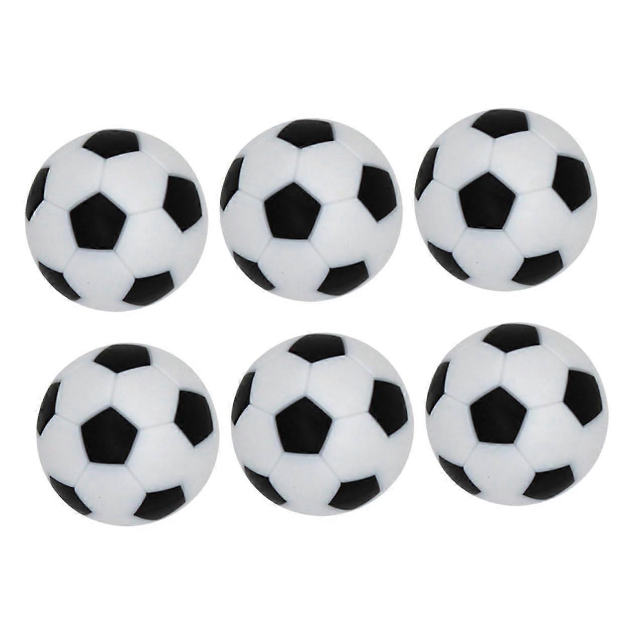 Table Football Mini Replacement Balls Pack Of 6 For Foosball Tables, Mini Size Balls For Fun And Competitions