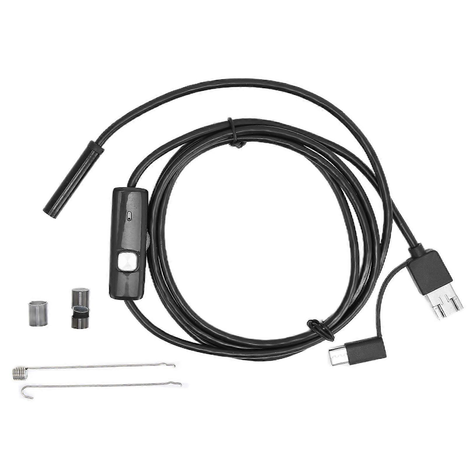 3 in 1 HD Auto Repair Endoscope Air Conditioning Duct Micro Camera for Android Mobile Phone and Computer