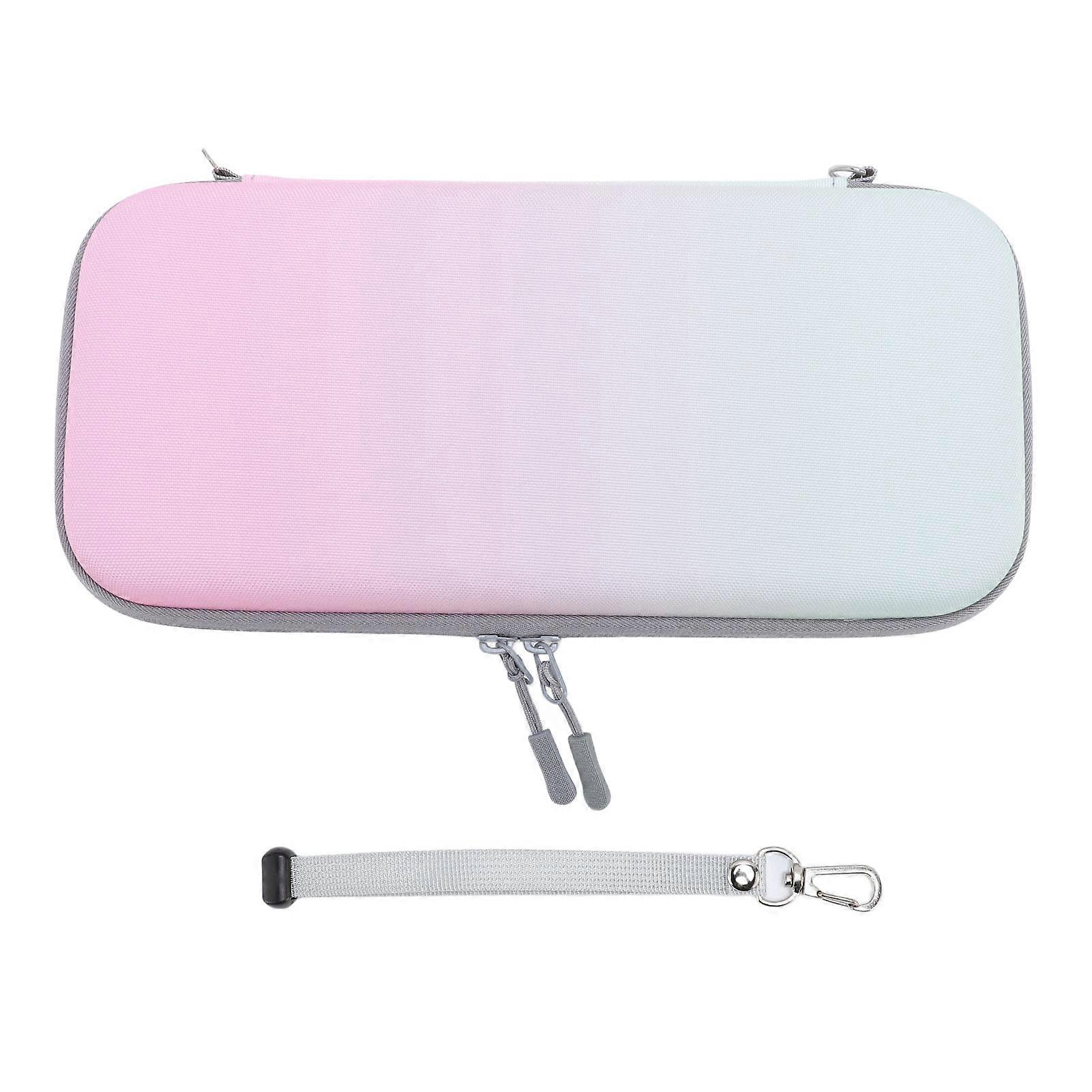 Carrying Case for Switch 2 (2025 Version), EVA Hard Shell Portable Storage Bag with 10 Game Card Slots, Pinkish Green