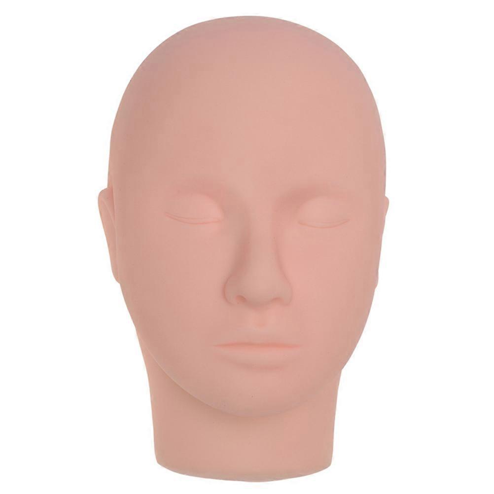 Facial Mannequin Silicon Head Shape for Eyelash Grafting and Painting Practice 1Set