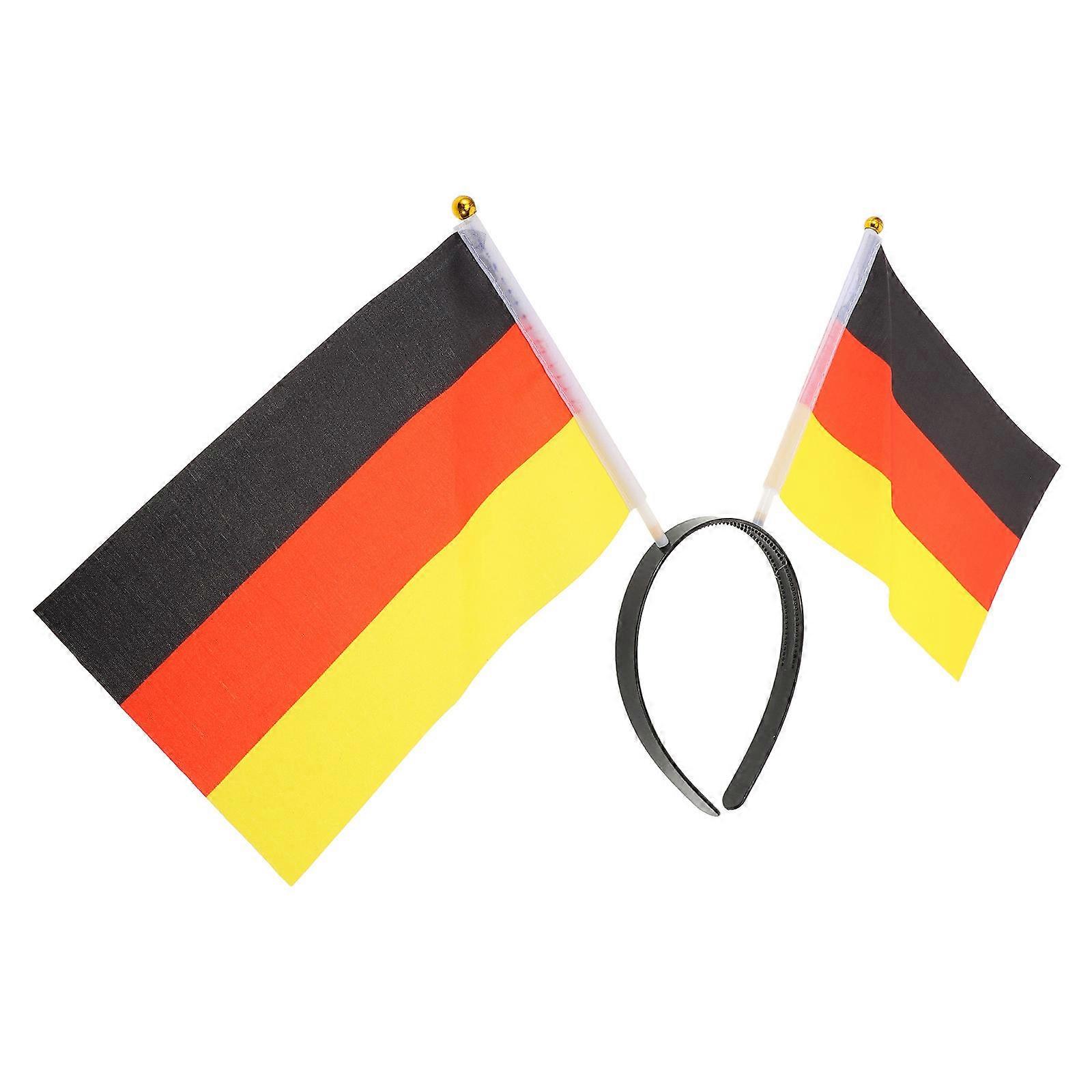 Headwear Props Germany Flag Headband Multi Color Patriotic Display 1Pcs