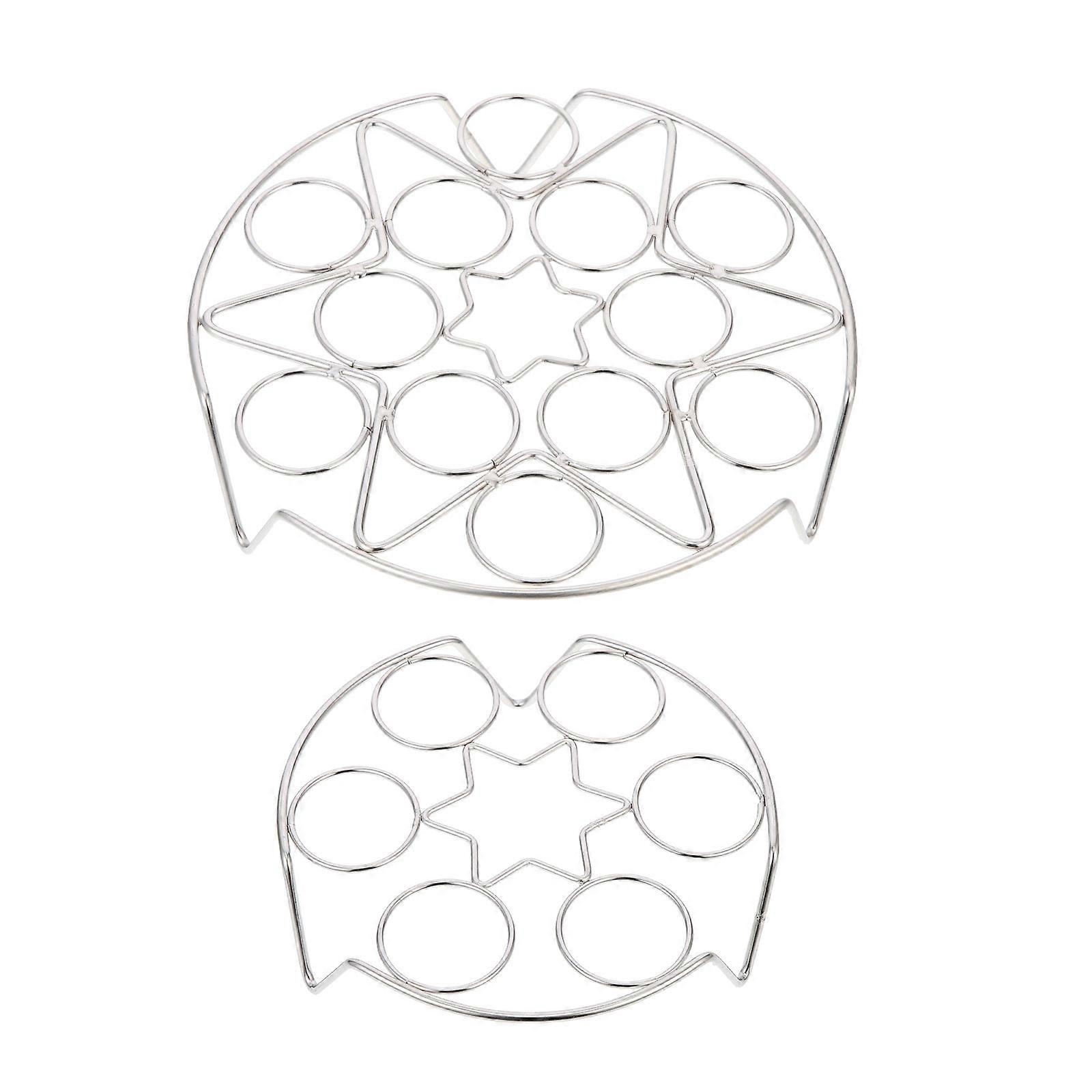 Here's a well structured product description for the **"Multi Function Egg Rack 2pcs Egg Tray Heat Resistant And Cold Resistant For Family Use"**: