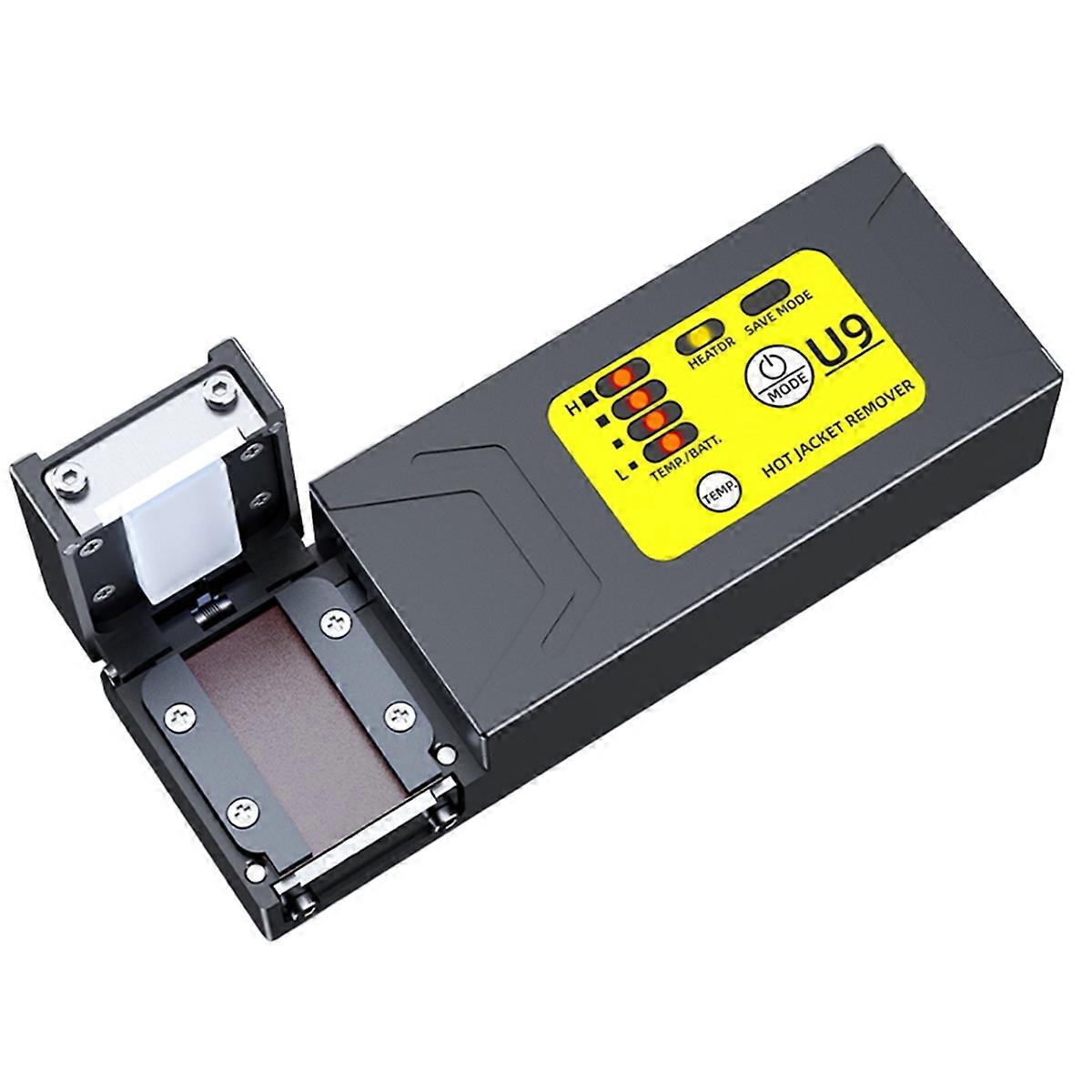 U9 Fiber Thermal Stripper Efficient Heated Wire Stripping Tool for Ribbon Fiber Includes Lithium Ba