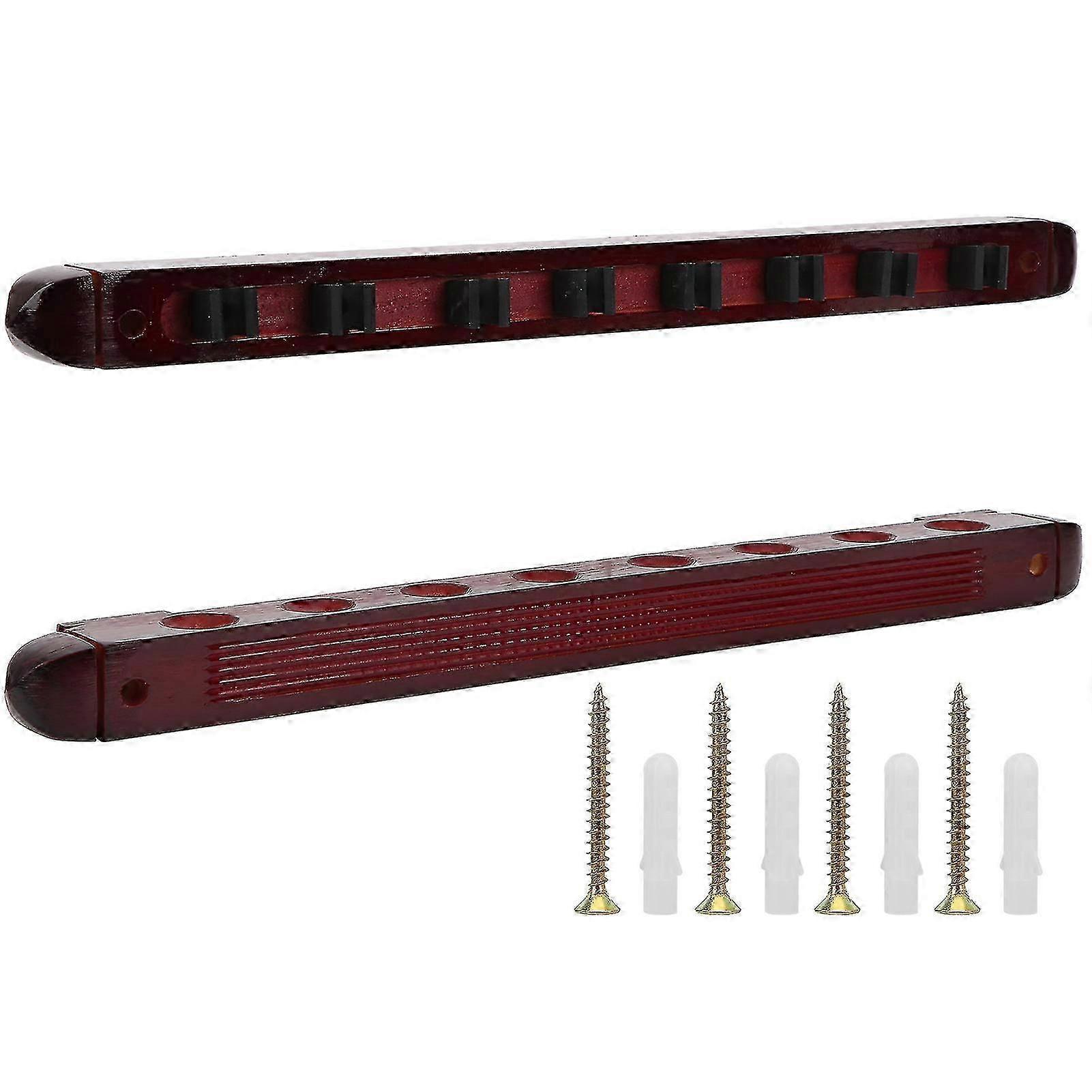 Billiards Cues Rack Wall Mounted Pool Stick Holder