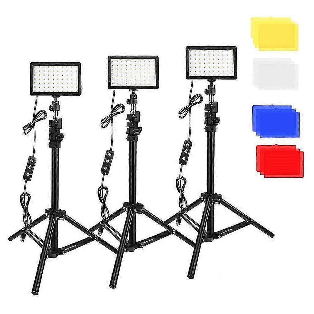 LED Light with Tripod Stand for Live /Video Conferencing Video, Dimmable Desk