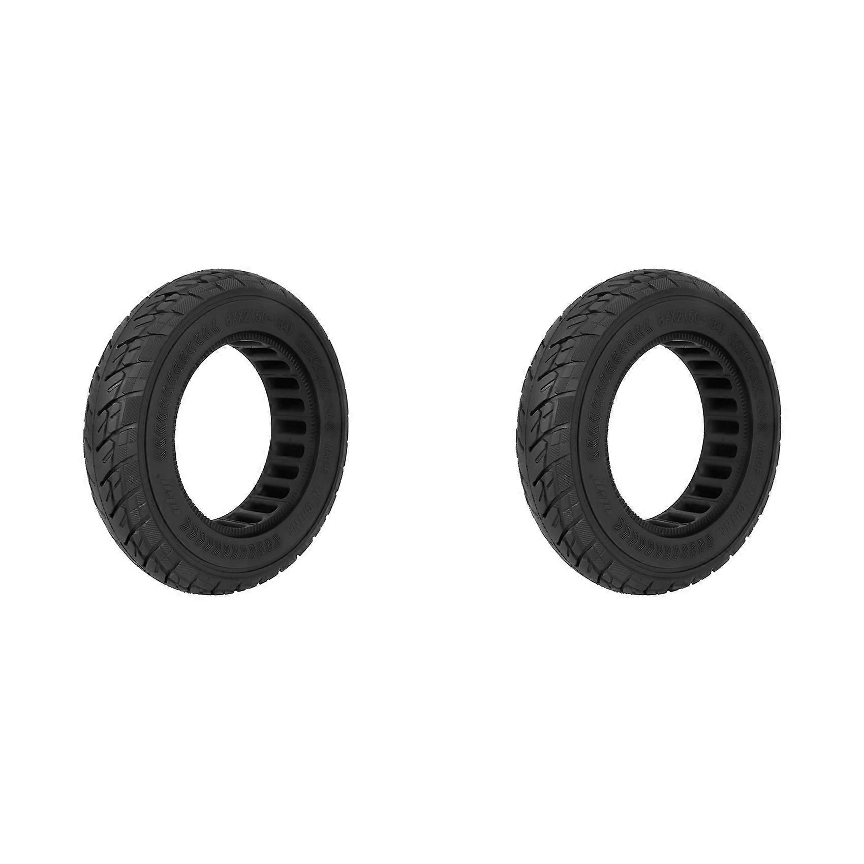 8.5Inch 8.5x2 Off-Road Solid Tire For 9 9+ ZERO 9 Scooter Black