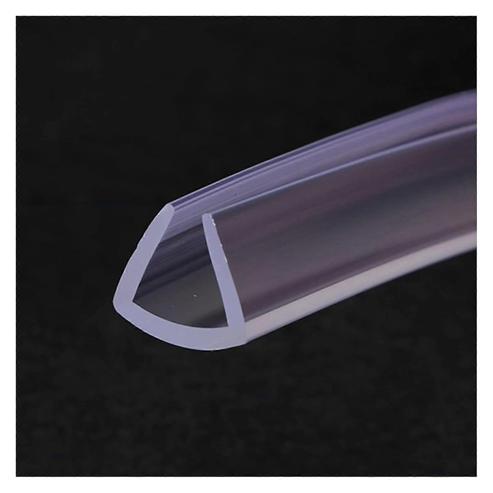 10 Meters 10mm x 15mm Clear U Shaped Rubber Channel Edge Trim Trim Rubber Gasket Suitable for Use in Kitchen and Living Room Transparent Ref: 6512