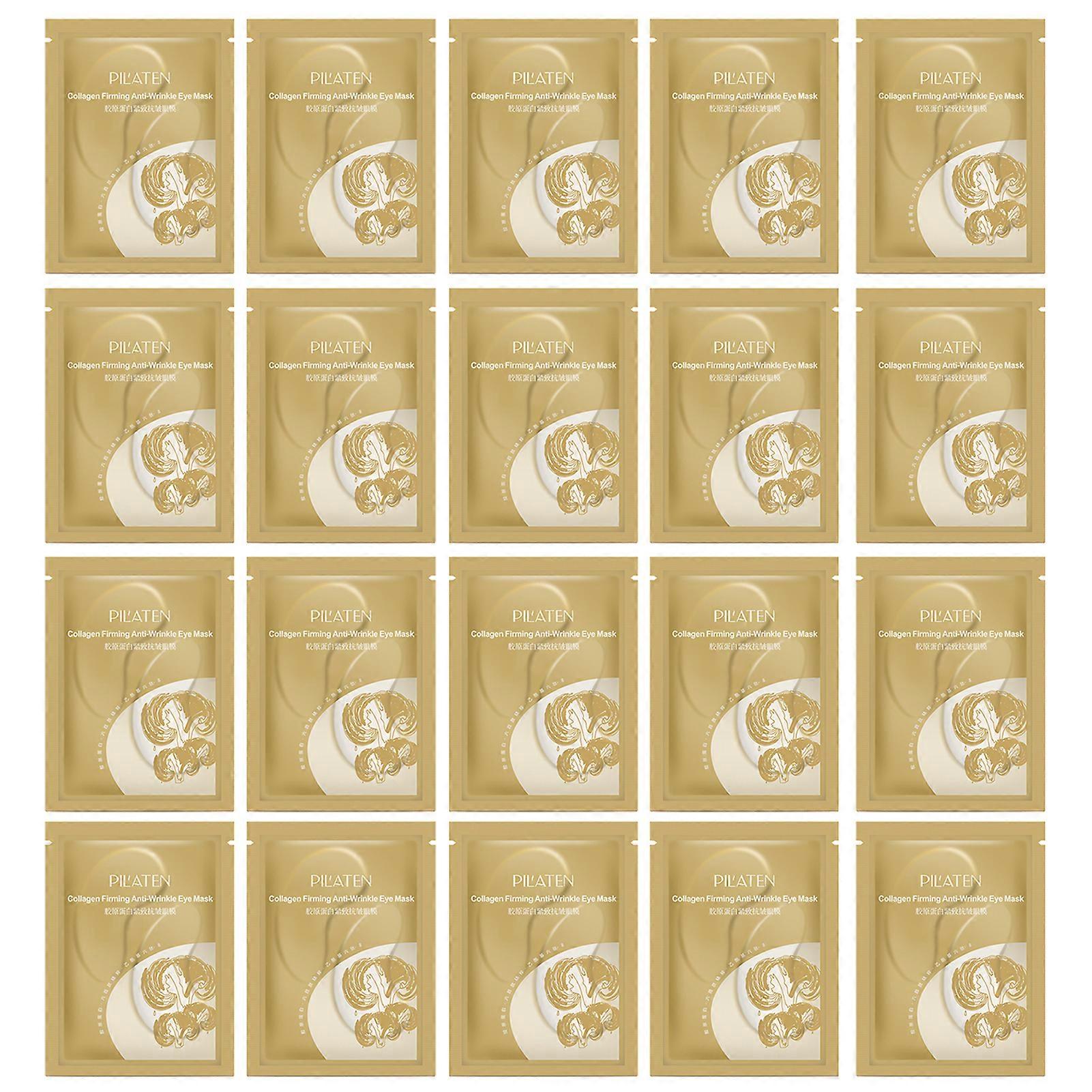 5-20Pcs Collagen Firming Anti-Wrinkle Eye Mask, Collagen Under Eyes Patch for Remove Dark Circles & Fine Lines