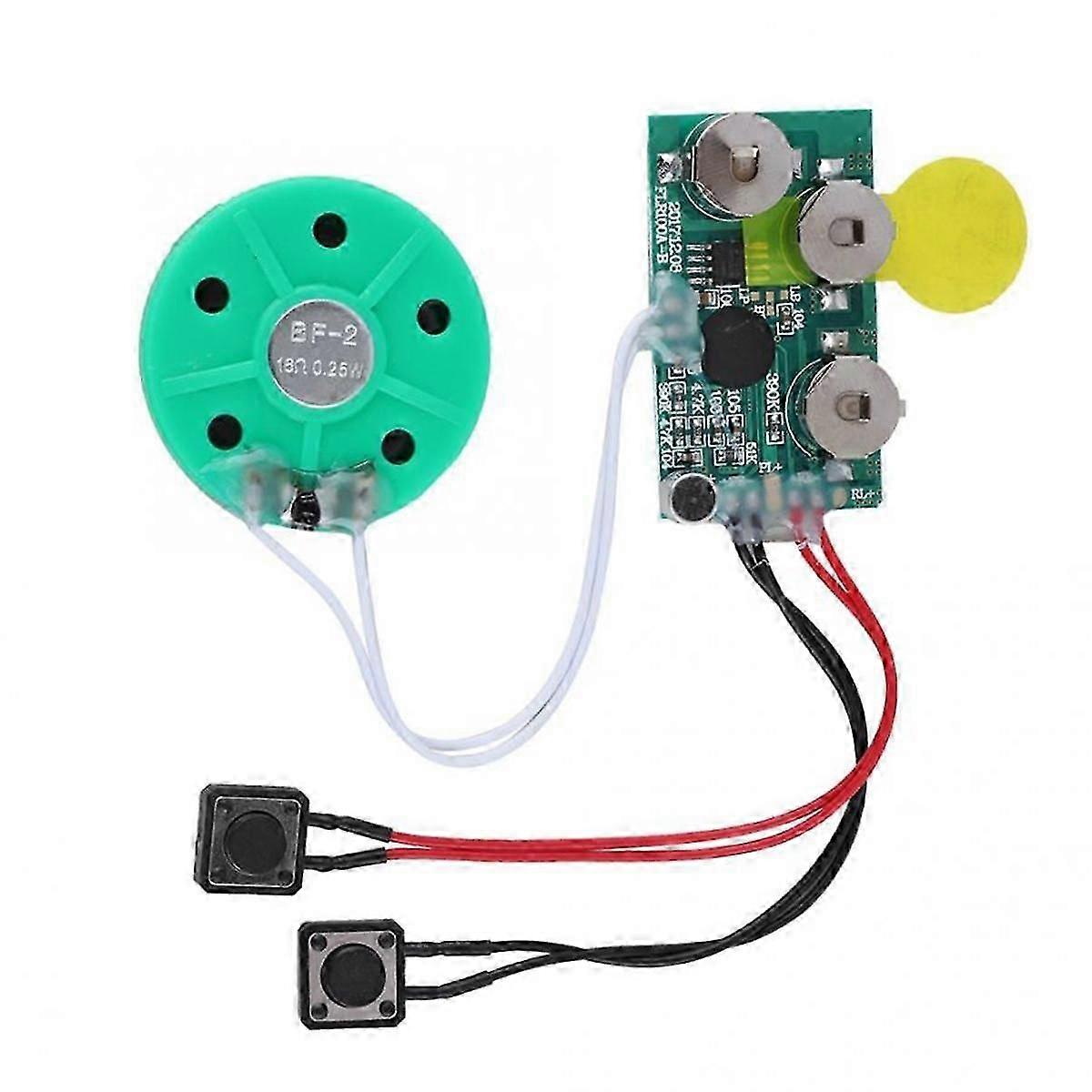 DIY Voice Module Card 4 Minutes Recording Playback Voice Sound Chip Voice Greeting Card for Holiday