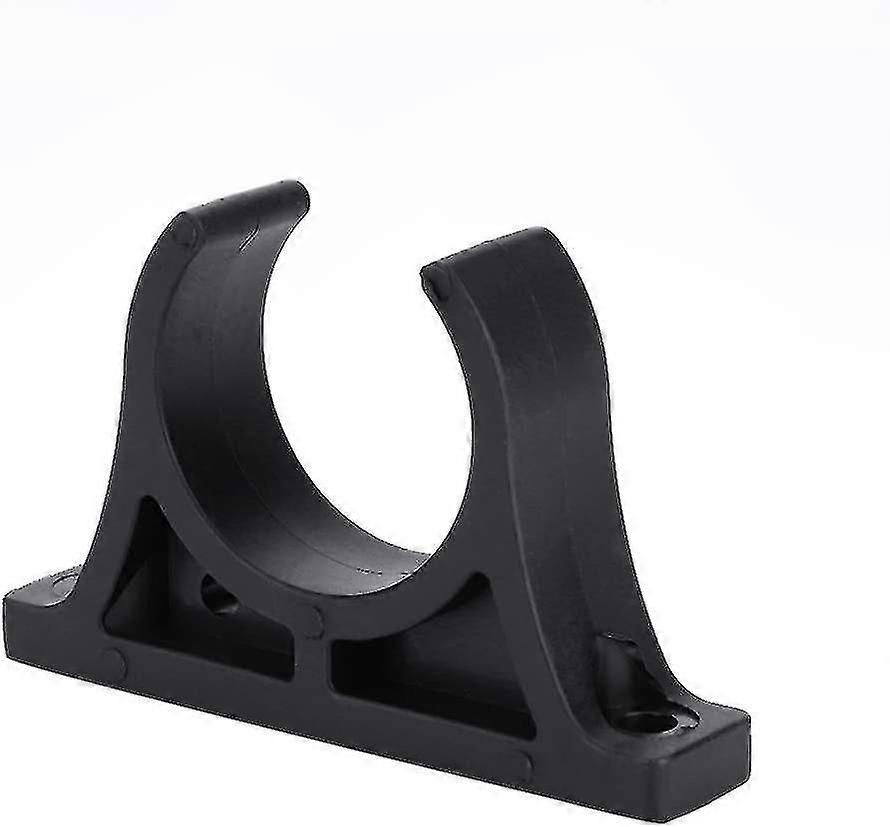 Kayak Canoe Paddle Clips - Portable Plastic Holders (Black, 2pcs)