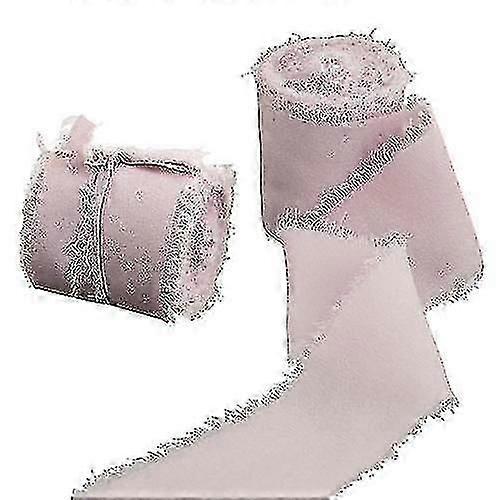 Frayed Edged Wrinkle Chiffon Silk Ribbon